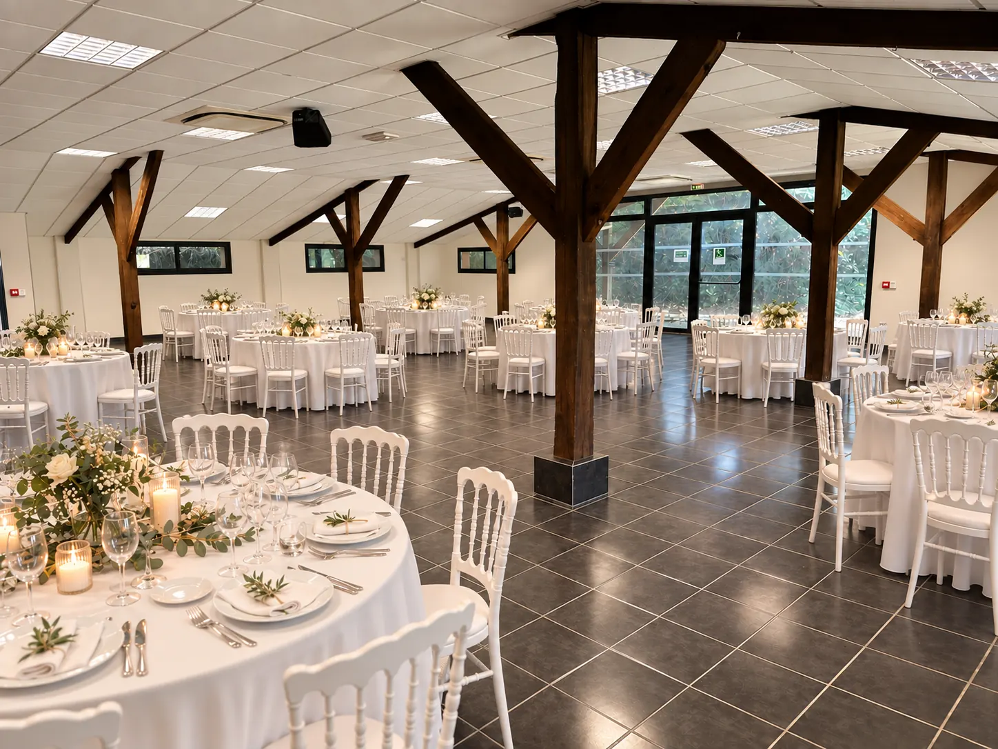 Salle de réception du Clos des Beaux Jours